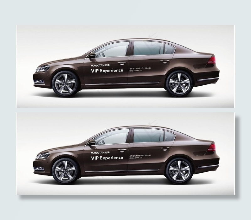 一汽大众迈腾车贴