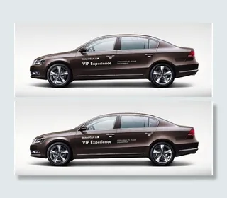 一汽大众迈腾车贴