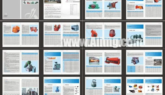 重工机械画册模板