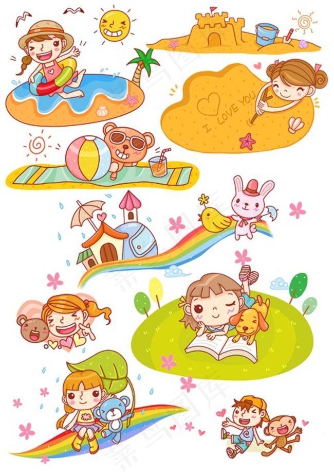 卡通插画作品(二)