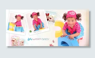 儿童相册模版图片