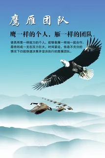 文化展板设计鹰雁团队
