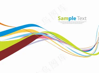 彩虹的颜色背景矢量图形