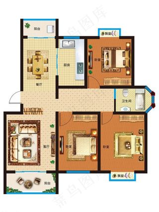 平面户型图图片