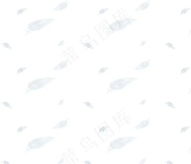 淡雅羽毛填充图案psd模版下载