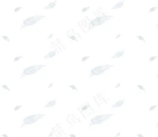 淡雅羽毛填充图案