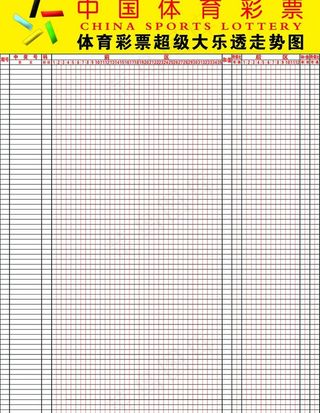 大乐透走势图图片