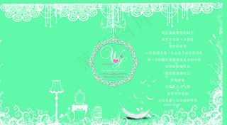 婚礼展示区背景