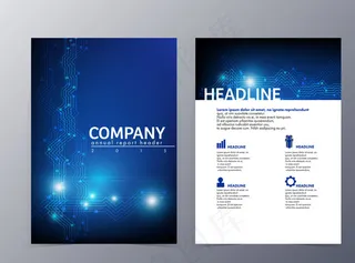 宣传单设计矢量素材宣传册内页图片