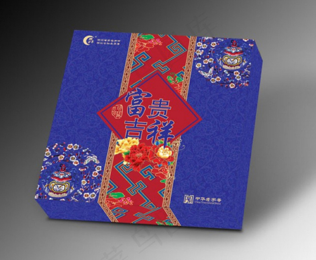 中秋月饼包装模板下载cdr矢量模版下载