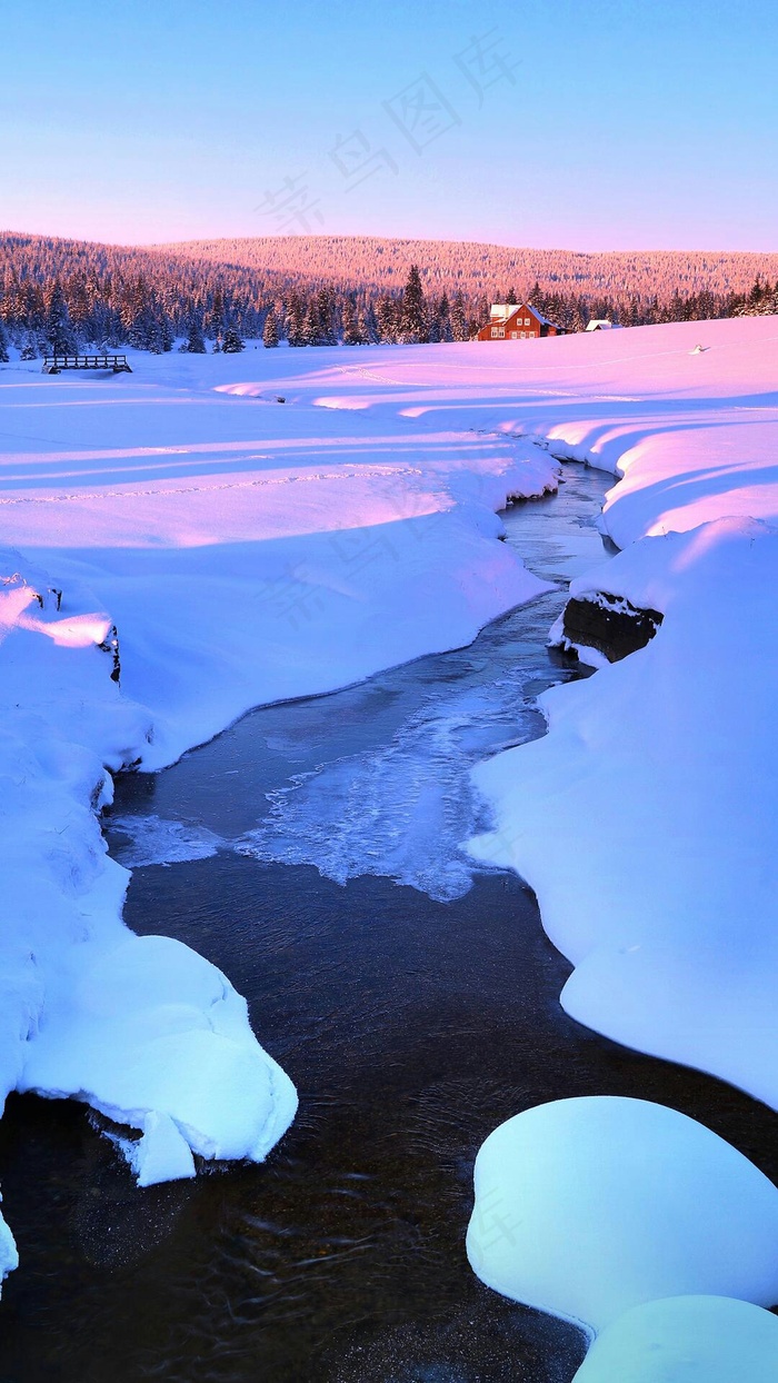 雪地高清摄影图片