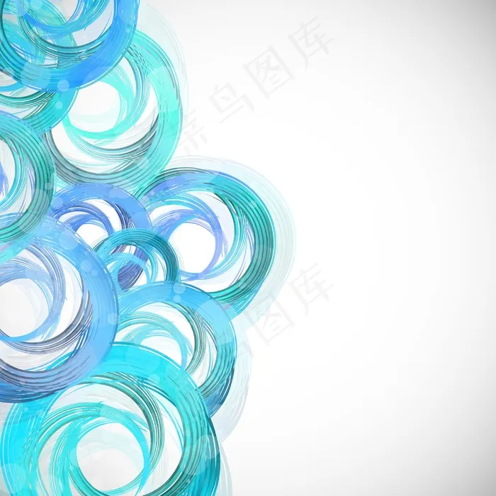 水波 美丽的组成eps,ai矢量模版下载
