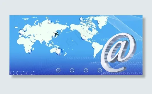 蓝色 科技 背景图片