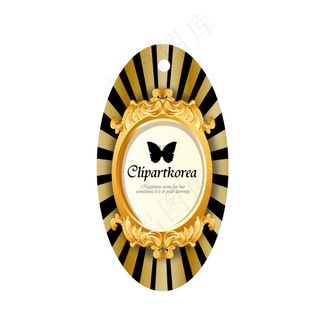 位图 吊牌 动物 昆虫类 蝴蝶剪影...