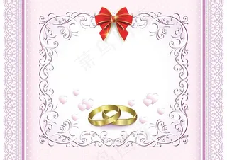 婚礼邀请卡图片