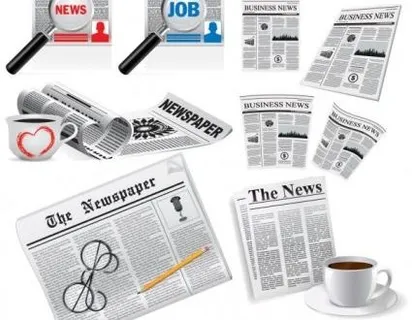 报纸矢量