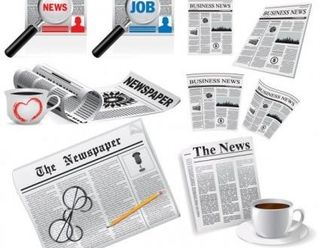 报纸矢量