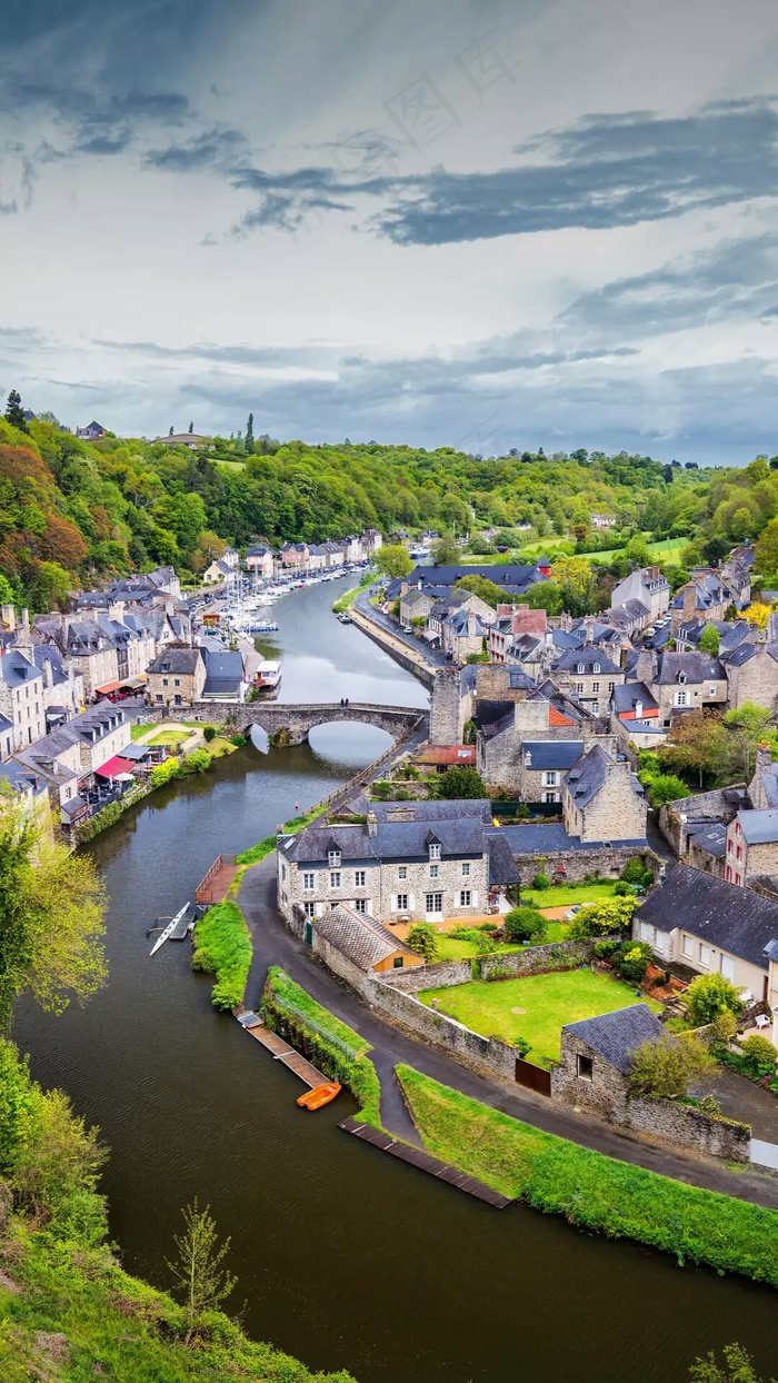 外国乡镇风貌高清摄影图片