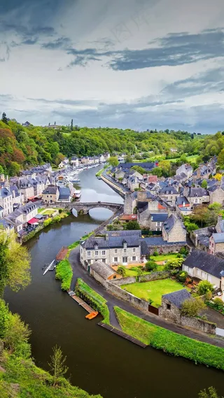 外国乡镇风貌高清摄影图片