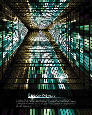 马赛克背景矢量素材图片