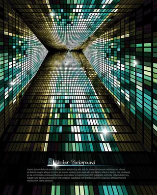 马赛克背景矢量素材图片