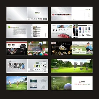 体育高尔夫画册