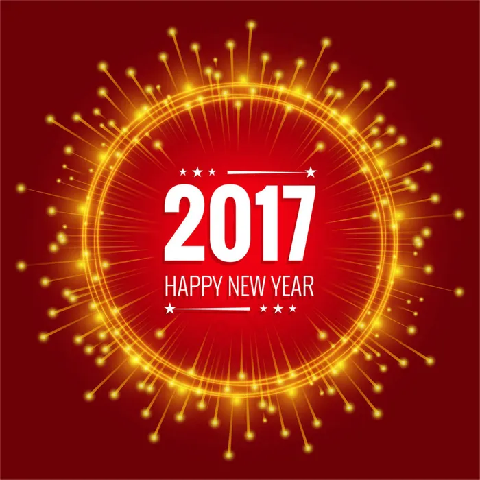 烟花框架新年背景eps,ai矢量模版下载