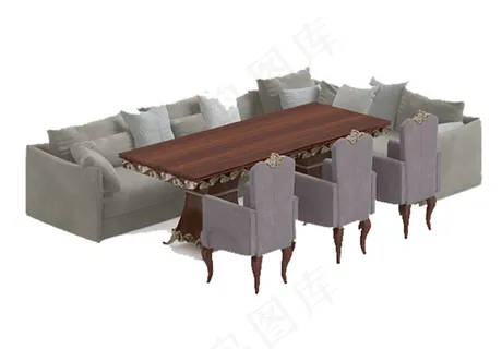 时尚沙发模型模板下载