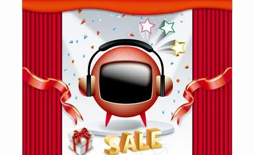 舞台幕布TV节日矢量EPS素材11