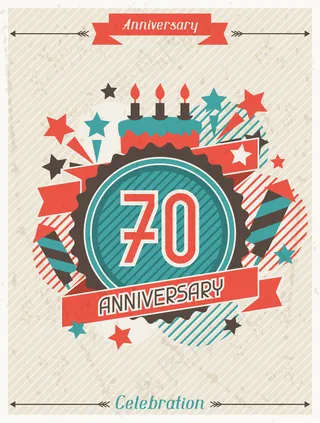 时尚周年庆数字