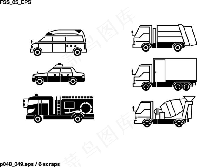 交通工具矢量图eps,ai矢量模版下载