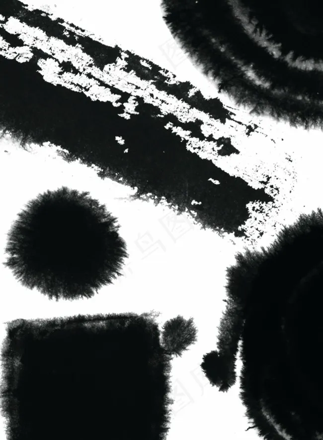 水墨素材(2480X3376(DPI:350))psd模版下载