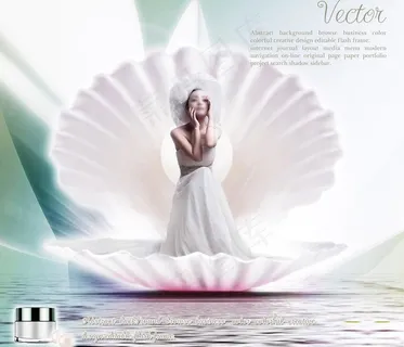 化妆品 美容广告图片