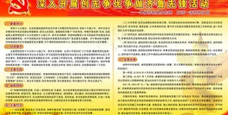 创新争优活动展板图片
