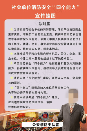 消防安全四个能力总则篇