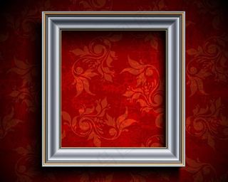 欧式花纹相框图片