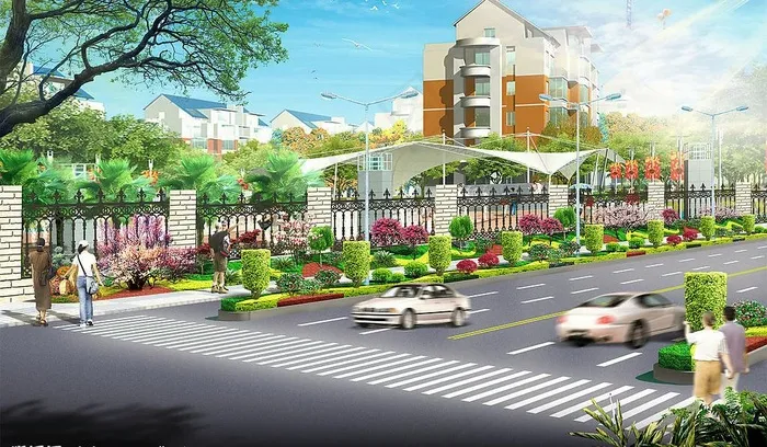 道路绿化效果图图片(4200X2685(DPI:350))psd模版下载