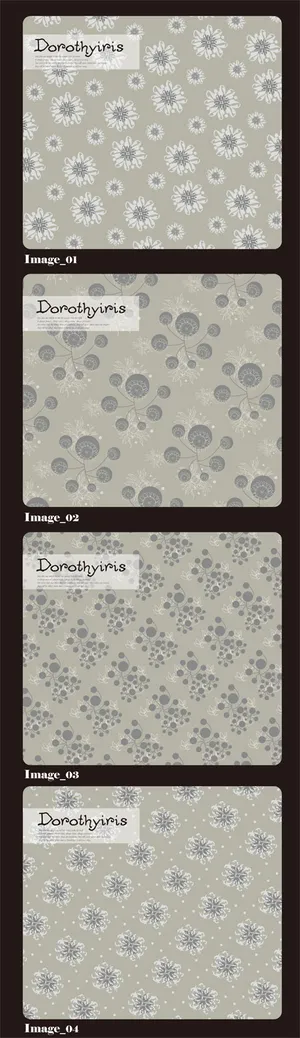 简单而优雅的花纹背景矢量