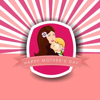 母亲节庆典贺卡设计