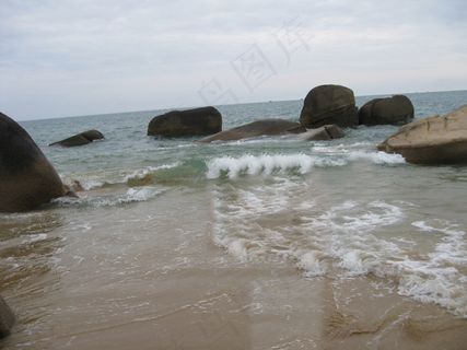 海滩景观图片