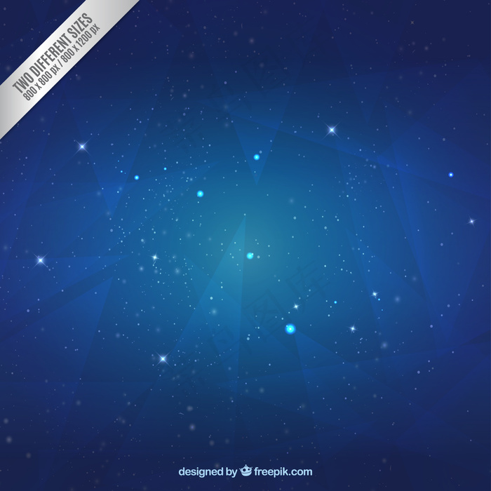 星空背景ai矢量模版下载