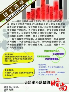 美容招生图片 美容招生图片