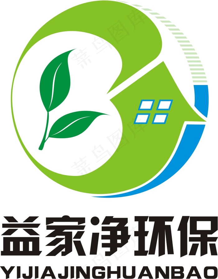 企业绿色环保LOGO(210X297)cdr矢量模版下载