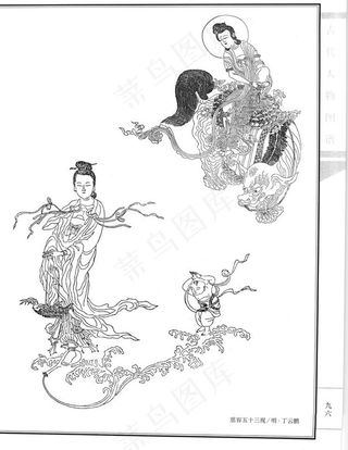 白描人物图谱51图片