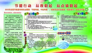 节能行动 从我做起 从点滴做起