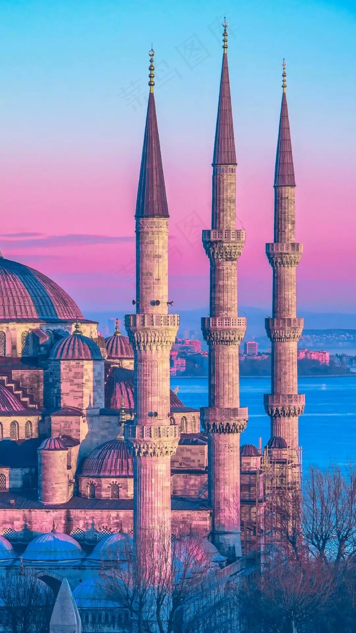 外国城堡建筑高清摄影图片