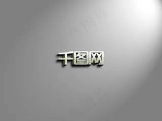 形象墙背景logo样机