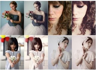 人物温馨柔美效果调色动作