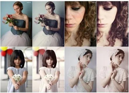 人物温馨柔美效果调色动作 人物温馨柔美效果调色动作