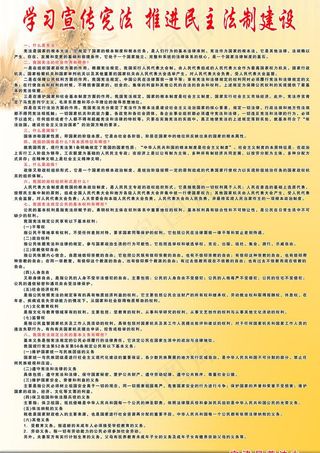 学习宣传宪法 推进民主法制建筑图片